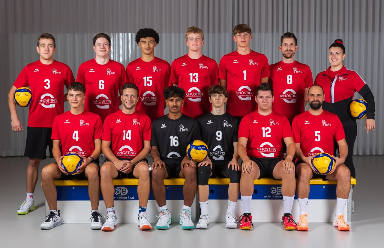 Die Mannschaft des VBC Thun, Herren 2. Liga